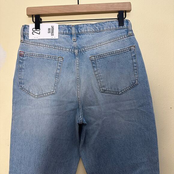 Urban Outfitters BDG Slim Straight Denim Jeans Size 28 High Waisted Distress - Picture 12 of 14
